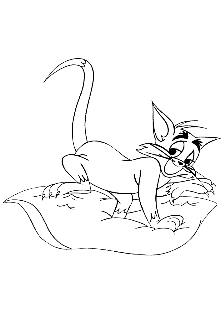 Tom und Jerry sonnenbaden